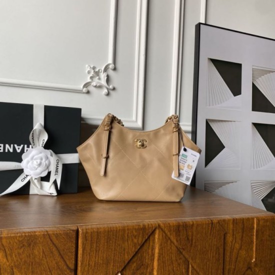 Borse Imitazioni shopping piccola Chanel AS6015 Marrone