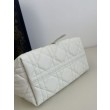Borsa Tote Dior Toujours mini in Macrocannage bianco