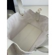 Borsa Tote Dior Toujours mini in Macrocannage bianco