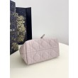 Borsa Tote Dior Toujours mini in Macrocannage rosa