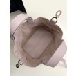 Borsa Tote Dior Toujours mini in Macrocannage rosa