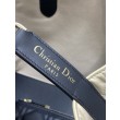 Borsa Tote Dior Toujours piccola/media/grande in pelle di vitello macrocannage beige cipria
