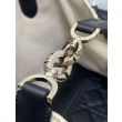 Borsa Tote Dior Toujours piccola/media/grande in pelle di vitello macrocannage beige cipria