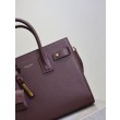 Borsa tote Sac De Jour piccola/media/grande YSL Saint Laurent Borgogna