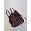 Borsa tote Sac De Jour piccola/media/grande YSL Saint Laurent Borgogna