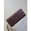 Borsa tote Sac De Jour piccola/media/grande YSL Saint Laurent Borgogna