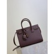 Borsa tote Sac De Jour piccola/media/grande YSL Saint Laurent Borgogna