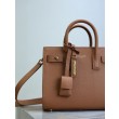 Borsa tote Sac De Jour piccola/media/grande YSL Saint Laurent Marrone