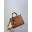 Borsa tote Sac De Jour piccola/media/grande YSL Saint Laurent Marrone