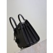 Borsa tote Sac De Jour piccola/media/grande YSL Saint Laurent nera hardware argento
