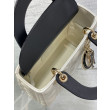 Dior Lady Dior My ABCDior Borsa Replica 1:1 piccola con manico superiore Nero/bianco Dior Lady Dior My ABCDior Borsa Replica 1:1 piccola con manico superiore Nero/bianco