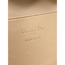Dior piccola borsa a secchiello Dior Caro Latte Macrocannage Marrone