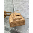 Dior piccola borsa a secchiello Dior Caro Latte Macrocannage Marrone Dior piccola borsa a secchiello Dior Caro Latte Macrocannage Marrone