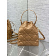 Dior piccola borsa a secchiello Dior Caro Latte Macrocannage Marrone Dior piccola borsa a secchiello Dior Caro Latte Macrocannage Marrone