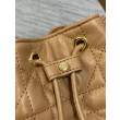 Dior piccola borsa a secchiello Dior Caro Latte Macrocannage Marrone Dior piccola borsa a secchiello Dior Caro Latte Macrocannage Marrone