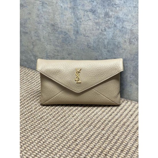 Pochette grande YSL Saint Laurent Cassandre Albicocca