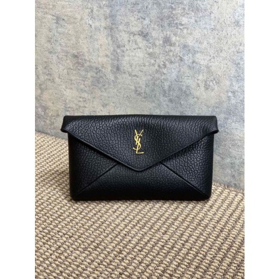 Pochette grande YSL Saint Laurent Cassandre Nero
