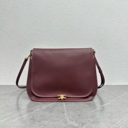 Replica qualità specchio Borse  fedele Celine Soft Triomphe Besace bordeaux