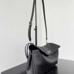 Replica Imitazioni borse griffate a tracolla Balenciaga Rodeo Medium nera argento Imitazioni Replica qualità specchio Imitazioni borse griffate a tracolla Balenciaga Rodeo Medium nera argento