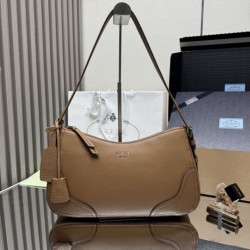 Replica qualità specchio Borse  Alta Qualità a tracolla/hobo grande Prada Aimèe Classic marrone