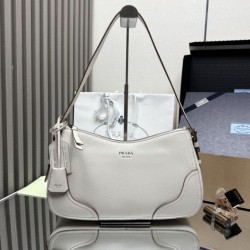 Replica qualità specchio Borse Firmate  a tracolla/hobo grande Prada Aimèe Classic beige