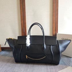 Replica qualità specchio Borsa morbida grande da viaggio Celine nera