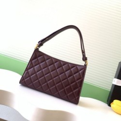 Replica qualità specchio Borse  hobo Chanel 26X AS6045 Borgogna