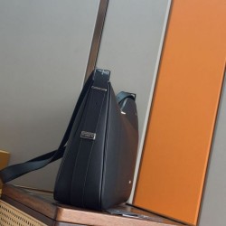 Replica qualità specchio Borsa Hobo Dior Grande Dior Slider Zipped da uomo nera
