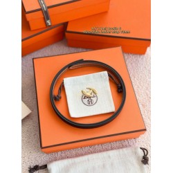 Alta gamma replica cintura Hermes Donna My H e reversibile Hermès sur Mer 13 mm marrone/Nero