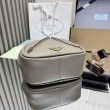 Borsa a secchiello Prada Darling Mini 1BE087 Grigio