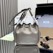 Borsa a secchiello Prada Darling Mini 1BE087 Grigio