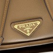 Borsa a secchiello Prada Darling Mini 1BE087 marrone