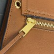 Borsa a tracolla Celine Soft Triomphe Besace Marrone
