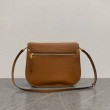 Borsa a tracolla Celine Soft Triomphe Besace Marrone