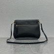 Borsa a tracolla Celine Soft Triomphe Besace Nero
