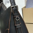Borsa a tracolla/hobo grande Prada Aimèe Classic nera