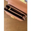 Borsa Replica 1:1 Celine Teen Nino con manico superiore in pelle di vitello liscia Marrone