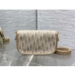 Borse Firmate Replica Dior Bobby media East-West Dior Oblique jacquard Marrone