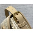 Borse Firmate Replica Dior Bobby media East-West Dior Oblique jacquard Marrone