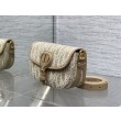 Borse Firmate Replica Dior Bobby media East-West Dior Oblique jacquard Marrone
