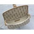 Borse Firmate Replica Dior Bobby media East-West Dior Oblique jacquard Marrone