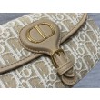 Borse Firmate Replica Dior Bobby media East-West Dior Oblique jacquard Marrone