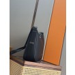 Borsa Hobo Dior Grande Dior Slider Zipped da uomo nera