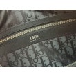 Borsa Hobo Dior Grande Dior Slider Zipped da uomo nera