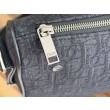 Borsa Hobo Dior Medium Dior Slider Zipped da uomo Dior Oblique jacquard nera