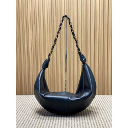 Borsa hobo YSL Saint Laurent Amalia nera