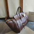 Borsa morbida grande da viaggio Celine caffè Borsa morbida grande da viaggio Celine caffè