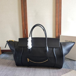 Borsa morbida grande da viaggio Celine nera