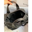 Borse Firmate Replica Nightingale Givenchy con dettagli a croce color argento nera