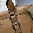 Borsa shopping/tote grande Prada 1BG604 Caramello